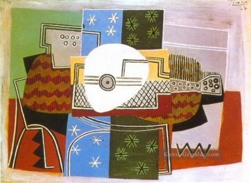 Pablo Picasso Werke - Stillleben a la mandoline 1924 kubist Pablo Picasso